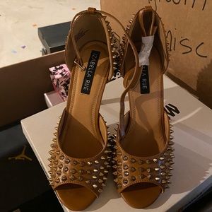 Brown Spike Heels